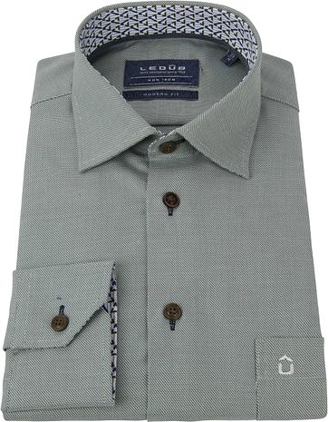 Ledub Shirt MF Dessin Green