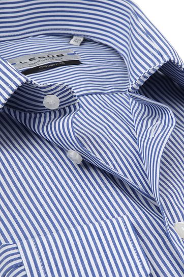 Ledub Shirt MF Striped Blue