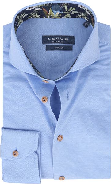 Ledub Shirt Stretch Blue