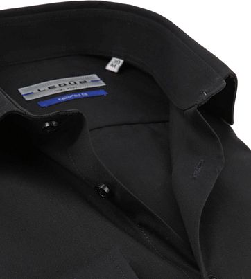 Ledub Shirt TF Non Iron Zwart