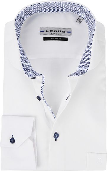 Ledub Shirt White MF Non-Iron