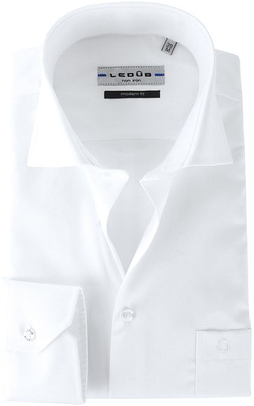 Ledub Shirt White Non Iron