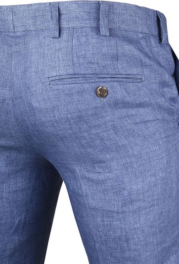 Leinen Hose Blau
