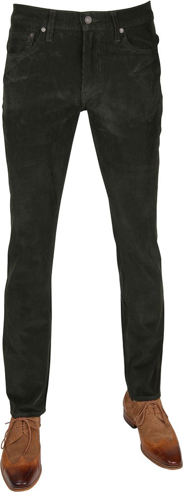 Levi's 511 Broek Corduroy Green