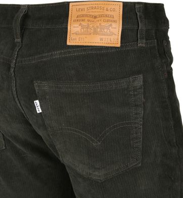 levi's 511 corduroy green