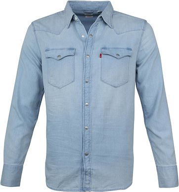 Levi's Barstow Western Blauw Overhemd