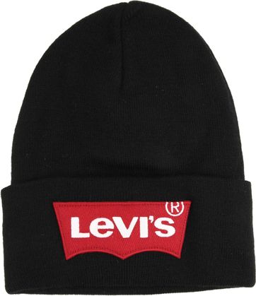 levis black beanie