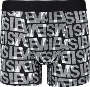Levi's Boxer Shorts 2-Pack Black White