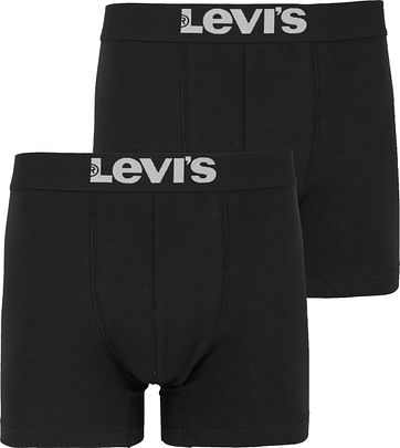 Levi's Boxer Shorts 2-Pack Uni Zwart