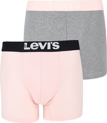 Levi's Boxershorts 2-Pack Rosa Grau