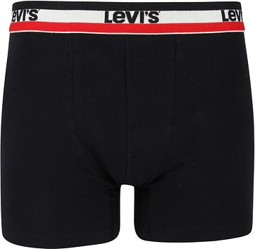 Levi's Boxershorts 2-Pack Schwarz
