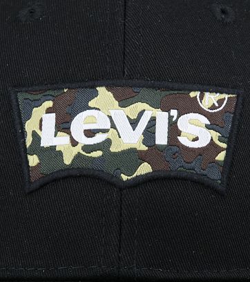 Levi's Cap Logo Camo Schwarz