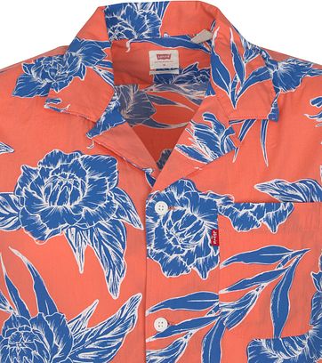 Levi's SS Shirt Camper Flowers Blue