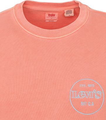 Levi's Sweater Graphic Logo Pink