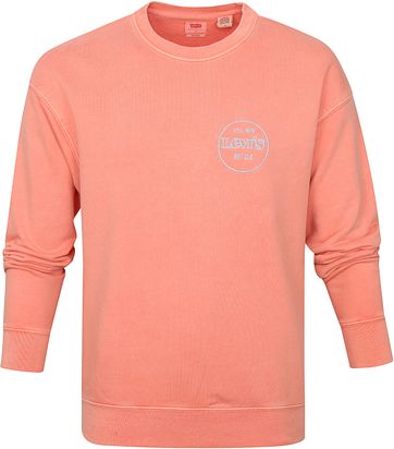 Levi's Sweater Graphic Logo Roze