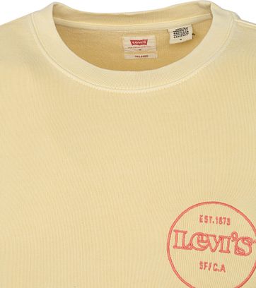 Levi's Sweater Graphic Logo Yellow