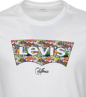 Levi's T-Shirt Graphic Logo Wit