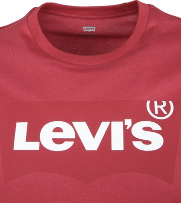 levis shirt red