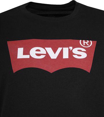 Levi's T-Shirt mit Logo Schwarz