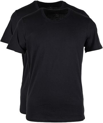 Levis T Shirt Ronde Hals Zwart 2Pack levis kopen in de aanbieding