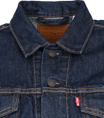 Levi's Trucker Spijkerjack Indigo Blauw