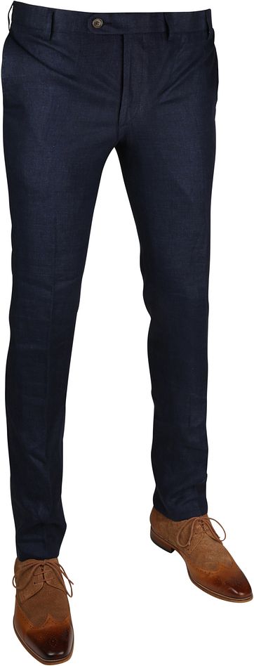 Linen Pantalon Navy