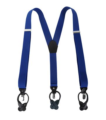 Luxus Hosenträger Blau