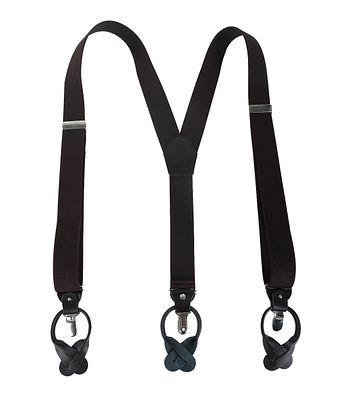 Luxus Hosenträger Braun