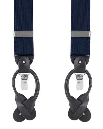Luxus Hosenträger Dunkelblau