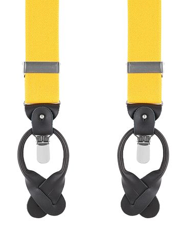 Luxus Hosenträger Gelb