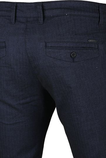 Mac Jeans Lennox Herringbone Navy