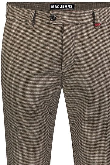 Mac Lennox Chino Pepita Braun 0732l Ceramica Wool Look Online Kaufen Suitable