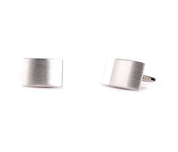 Suitable Manchetknoop Rechthoek Zilver Mat suitable kopen in de aanbieding Suitable Manchetknoop Rechthoek Zilver Mat suitable kopen in de aanbieding