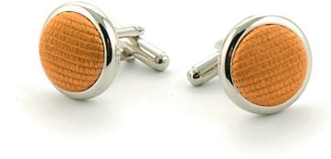 Manschettenknöpfe Seide Gold F13