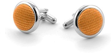 Manschettenknöpfe Seide Gold F13