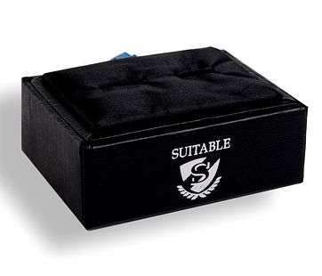 Manschettenknöpfe Silber Glatte Schmale Massivrohr