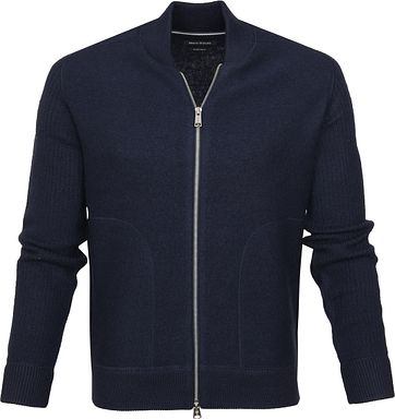 Marc O'Polo Bomber Cardigan Dunkelblau
