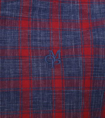 Marc O'Polo Overhemd Space Dyed Ruiten