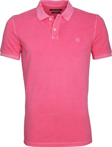 Marc Opolo Polo Garment Dyed Roze marc opolo kopen in de aanbieding Marc Opolo Polo Garment Dyed Roze marc opolo kopen in de aanbieding