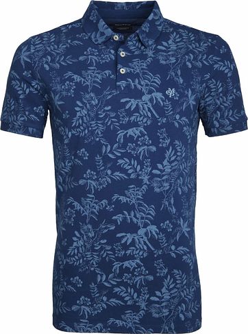 Marc Opolo Polo Print Blauw marc opolo kopen in de aanbieding Marc Opolo Polo Print Blauw marc opolo kopen in de aanbieding