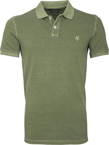 Marc O'Polo Poloshirt Garment Dyed Green