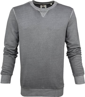 grey polo pullover