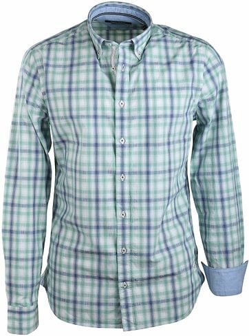 Marc O'Polo Shirt Green Checks