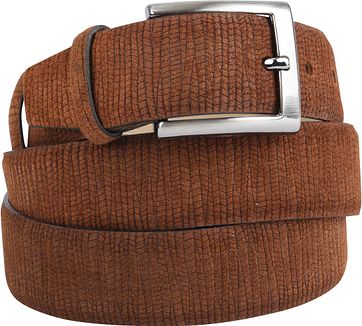 Melik Belt Cognac Suede
