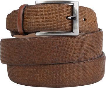 Melik Belt Dark Brown Suede