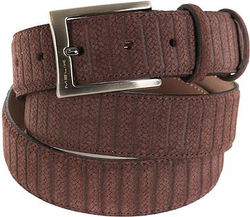 Melik Ledergürtel Bambu Braun