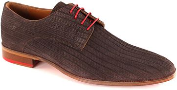 Melik Schuh Leder Bambu Braun