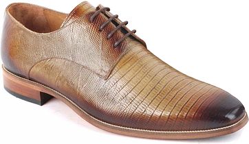 Melik Schuh Leder Beige Orsino Stillo