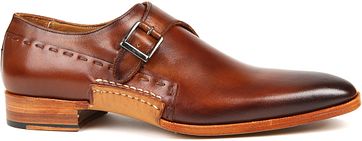 Melik Shoes Strap Mozzo Cognac