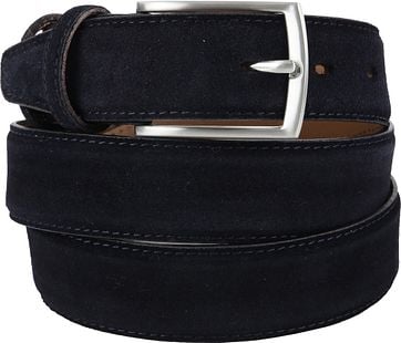 Michaelis Gürtel Suede Dunkelblau